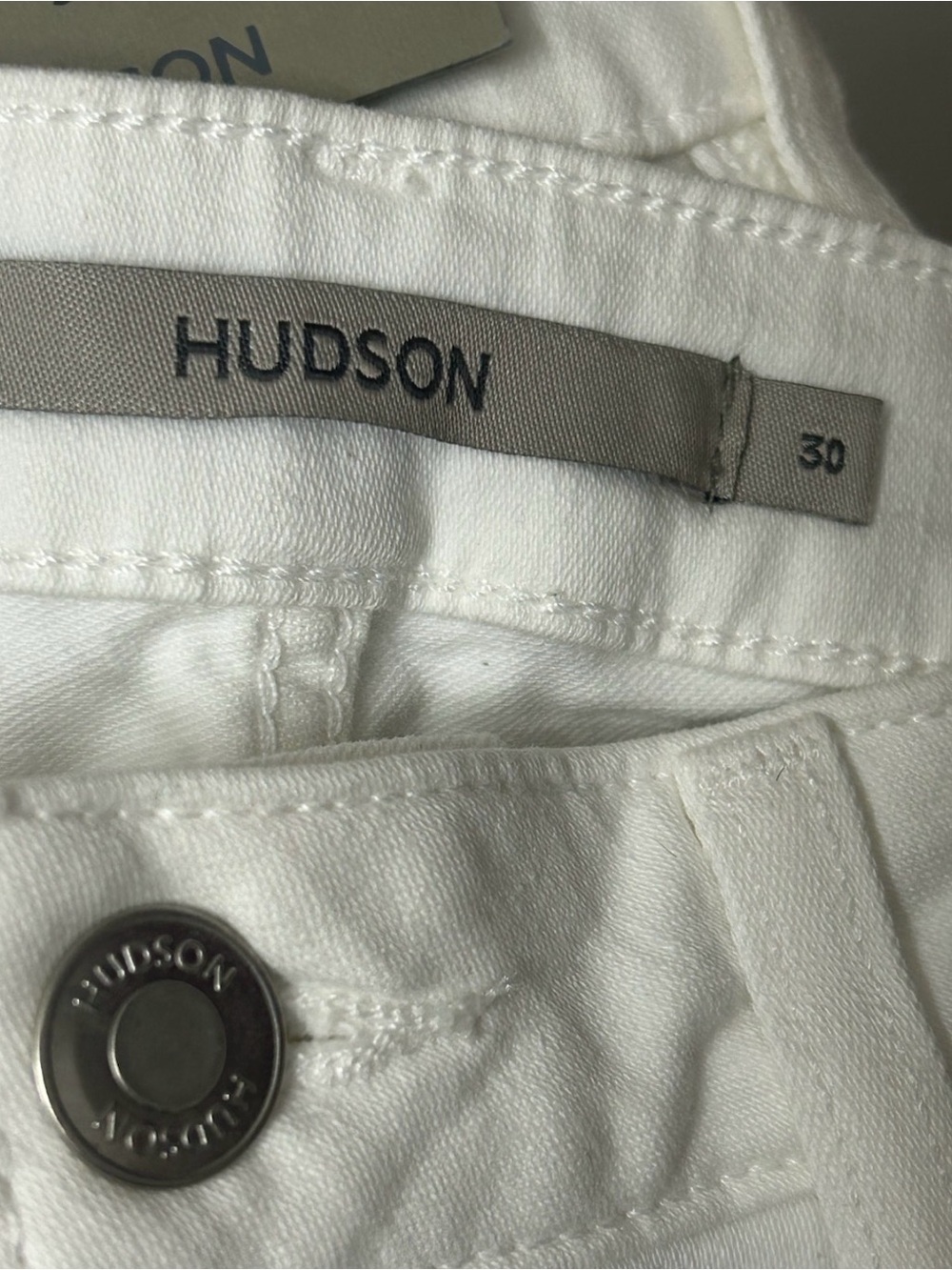 Hudson Jeans Women's White High-Rise Flare Wide Leg - Picture 4 of 11